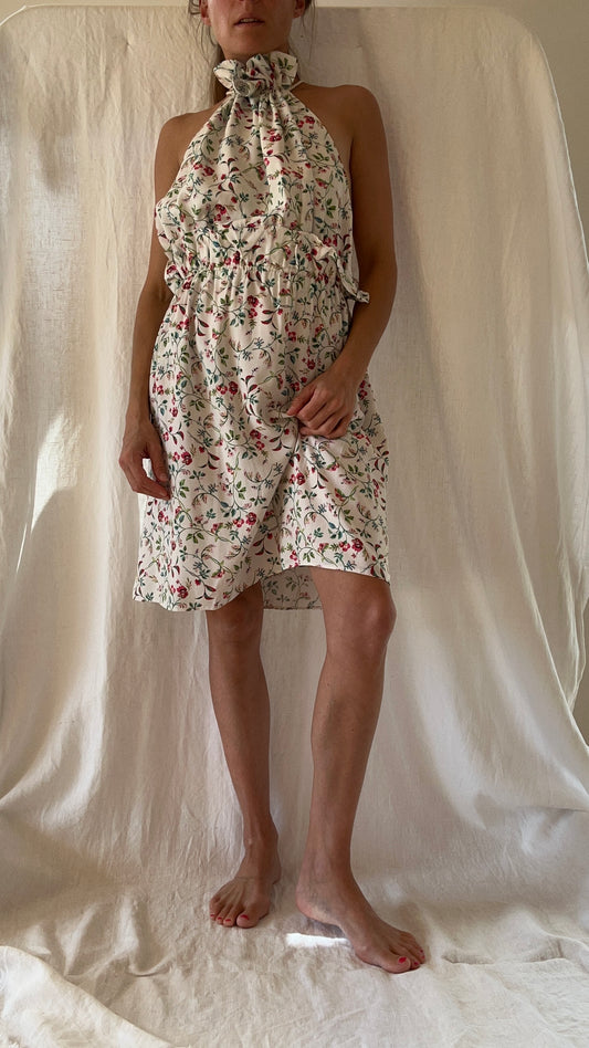 Robe Coco coton floral courte