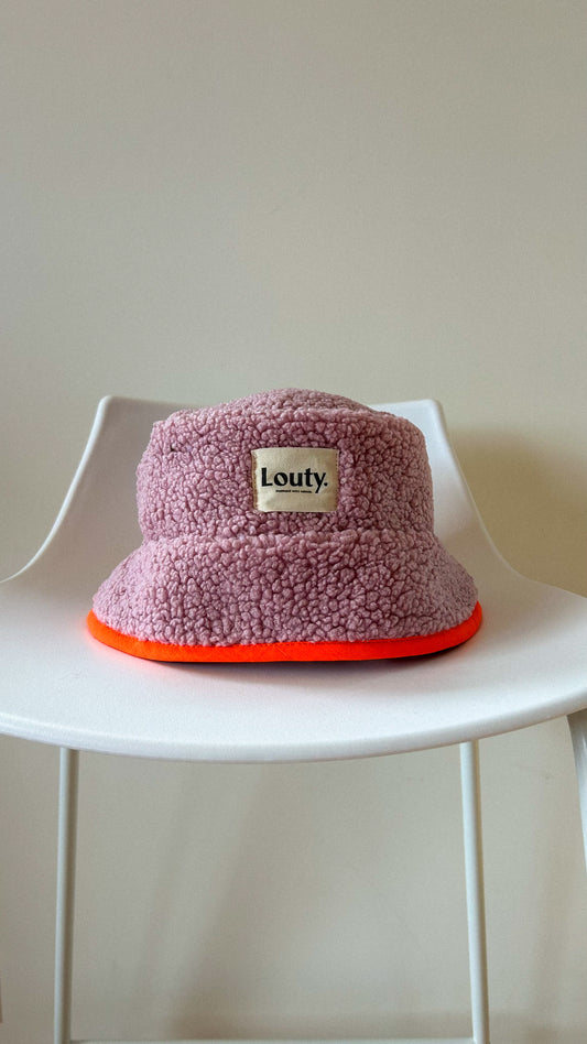 Bob Bobbie Rose pâle contour Orange fluo