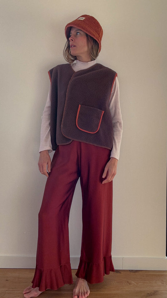 Gilet sans manches Gas marron contour Ecureuil